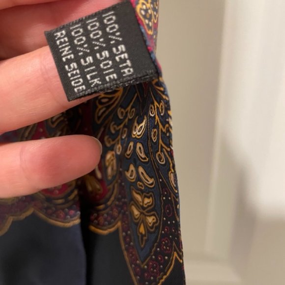Vintage Richel scarf - Made in Italy. 100% silk. - Picture 3 of 4